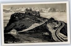 6410 Rigi Kulm - Rigi-Kulm, Nebelmeer, Alpen, Bahn, Schienen AKU1