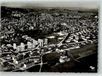 2300 La Chaux-de-Fonds Foto AK Fliegeraufnahme