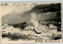 6493 Hospental 1904 - Burgruine