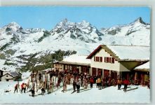 3920 Zermatt - Riffelberg Winter Skifahrer