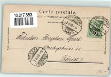 2500 Biel/Bienne 1908 Gebrauchsspuren Pavillon Felseck