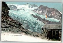 3822 Lauterbrunnen Foto AK Jungfrau Guggigletscher