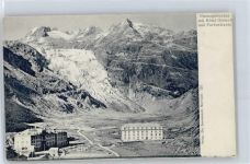 3999 Oberwald Grimsel Passhöhe - Rhonegletscher, Hotel Gletsch, Furkastraße AKU1