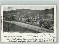 9000 St. Gallen S. Gallo 1899 - Totalansicht