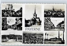 1530 Payerne - Ortspartien, Kirche, Gesamtansicht