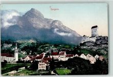 7320 Sargans - Schloss Kirche Falknis