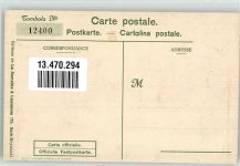 1000 Lausanne Losanna Lithographie Fete Federale de Gymnastique 1909 Tombola Nr 12400