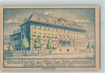 3000 Bern Berne Künstlerkarte Einweihung Mädchen Schulhaus Schlosshalde Schule sign. G.Trumbick Festpostkarte