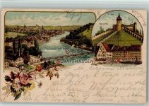 8200 Schaffhausen Sciaffusa Lithographie Munoth