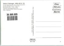 3700 Spiez Foto AK Eisenbahn Elektro-Triebwagen bei Kumm