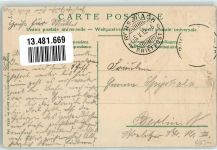 9400 Rorschach 1912 Prägedruck Wappen Helvetia Hafen Schiffe Lithographie