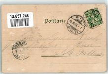 9500 Wil SG 1901 Lithographie Schützenfest