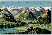 Walensee Wallensee - Vogelschau