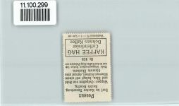 2034 Peseux - Vignette Wappen Kaffee Hag ca 1920-1940