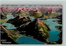 6410 Rigi Kulm - Landkarte Rigi-Panorama