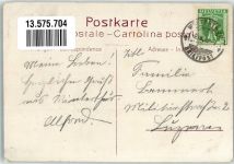 8400 Winterthur 1908 Gebrauchsspuren eidgen. Unteroffziersfest 1908 Lithographie