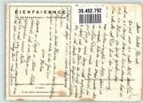 Besuch im Bade Ziege B. Vautier Bienfaisance Für die Schwerhörigen Motiv Schweiz Künstlerkarte