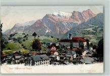 7312 Pfäfers 1906 - Dorf Pfäfers bei Ragaz
