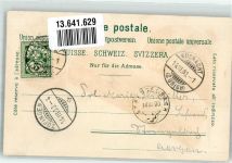 8803 Nidelbad Rüschlikon 1900 Lithographie Kurhaus Kapelle
