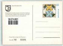 4402 Frenkendorf Ganzsache Kirche limitierte Auflage Karten Nr 0006 Serie B