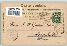 2300 La Chaux-de-Fonds 1900 Gebrauchsspuren Temple Nationale Rue Léopold-Robert Saut du Houbs École d'Horlogerie Lithographie