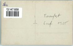 1200 Genève Genf 1925 - Nr. 378 Turner AK