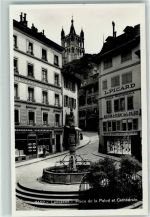 1000 Lausanne Losanna - Place de la Palud Cathédrale