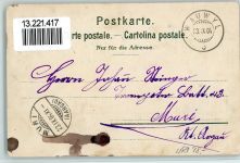 6460 Altdorf UR Gebrauchsspuren Tell Litho Künstlerkarte Wappen