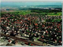 8304 Wallisellen - Fliegeraufnahme Bahnhof Eisenbahn