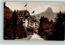 1833 Les Avants - Grand Hôtel et Dent de Jaman Schweizer Banner