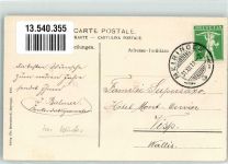 3860 Meiringen 1910 Winter Bahnhofstrasse