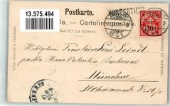 8406 Töss 1901 Foto AK Bahnpost Nr. 5