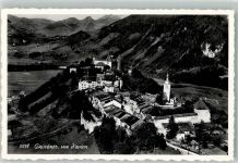 1663 Gruyères Foto AK Fliegeraufnahme