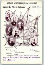 1000 Lausanne Losanna 1803 - Cercle Democratique Fete du Centenaire