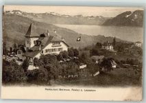 1000 Lausanne Losanna 1926 Foto AK Roslaz Gasthaus Bellevue