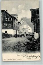 7165 Breil Brigels 1913 Foto AK Kirche