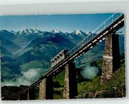 Niesen Foto AK Bergbahn Hegernalp-Viadukt