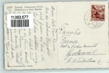 3920 Zermatt - Gornergrat-Hotel Matterhorn und Dent Blanche