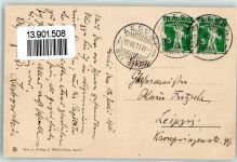 3703 Aeschi b. Spiez 1911 - Pension Friedegg mit Niesen