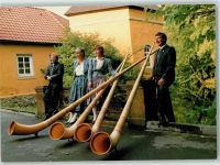 W4815 Stukenbrock 4 Oberbayr. Alphornbläser Schloß Holte Alphorn