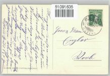 6353 Weggis - Kirche, Ortsansicht, Vierwaldstättersee, Alpenpanorama