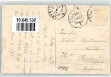 3052 Zollikofen 1908 Gebrauchsspuren Landwirtschaftliche Schule Rütti