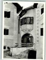 7260 Davos Dorf Foto AK Guarda Hotel Meisser