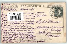 Hiver Zwerge beim Skilauf sign. Kreidolf Pro Juventute Schweiz 1919