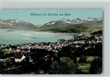 8820 Wädenswil - 1910 Zürichsee und Alpen