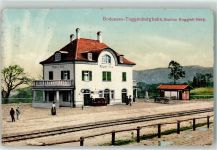 9325 Roggwil TG 1918 Gebrauchsspuren Bahnhof Roggwil-Berg Bodensee Toggenburgbahn