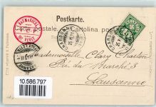 Mont Pelerin 1901 - Buffet de Baumaroche Fahne