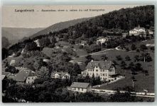 4438 Langenbruck 1911 - Sanatorium obere u. untere Au und Rosengarten