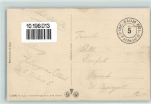 7130 Ilanz - mit Piz Mundaun Feldpost Inf. Saum Kol.