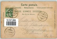6410 Rigi Kulm 1900 Gebrauchsspuren Mondschein Lithoographie
